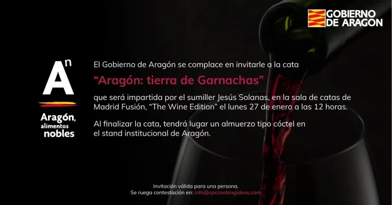 Gobierno de Aragón · Madrid Fusión y la garnacha (Promoción del vino aragonés), pieza 3