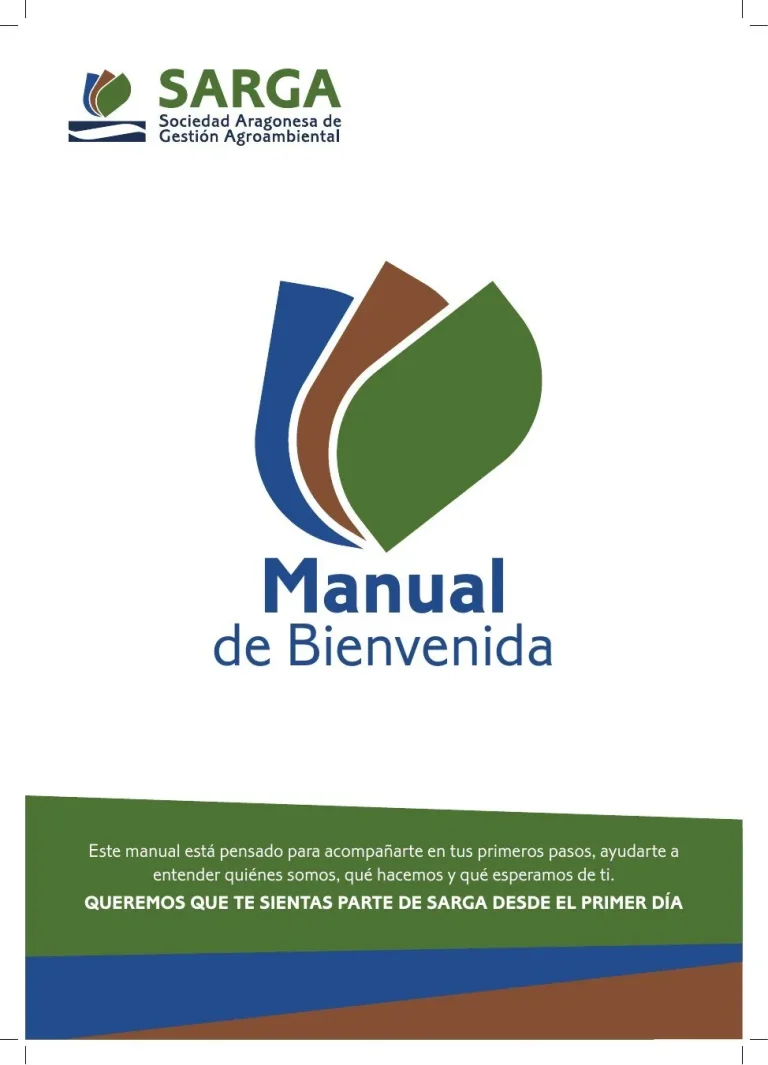 SARGA · Publicaciones corporativas (Empresa pública · comunicación interna y técnica), pieza 1